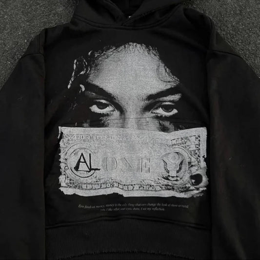 Woman Sweatshirts Streetwear  Hoodie Aesthetics Graphic Print Clothes Oversized Pullover