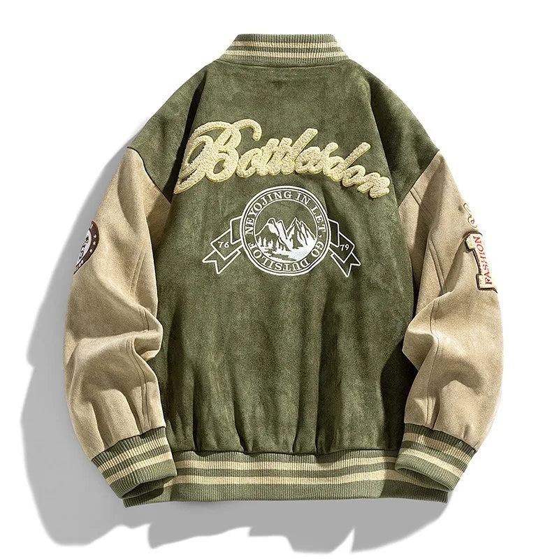 Jacket Men Fashion Embroidered  Coats