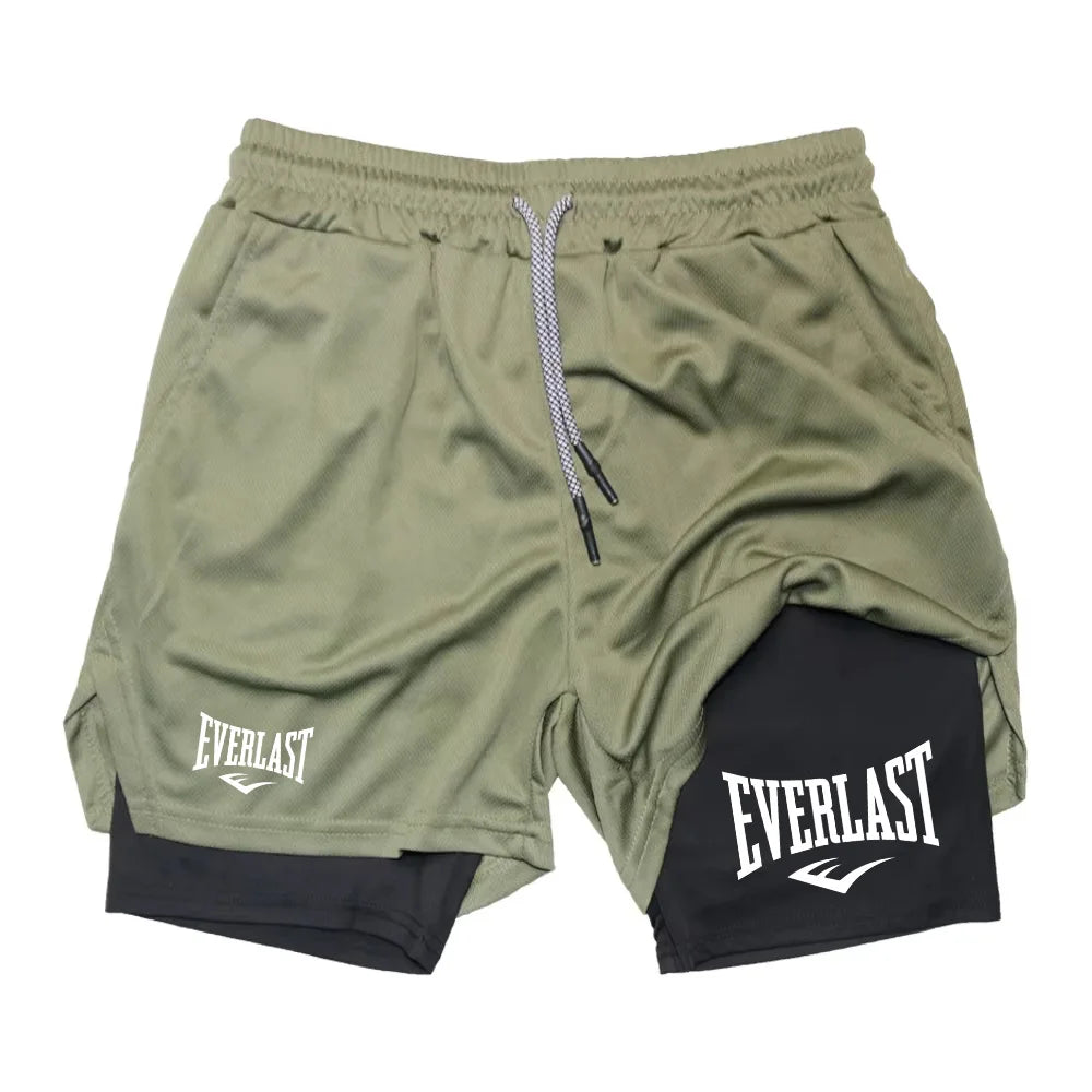 Men Running Shorts  Double-deck