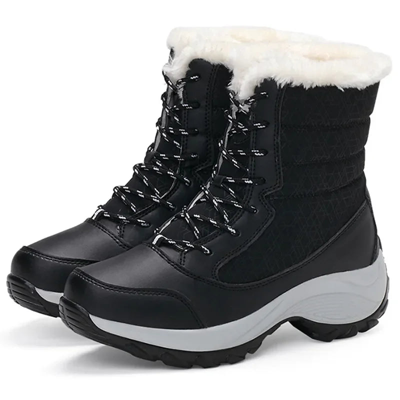 Women Boots Lightweight Ankle Boots Heels Winter  Shoes