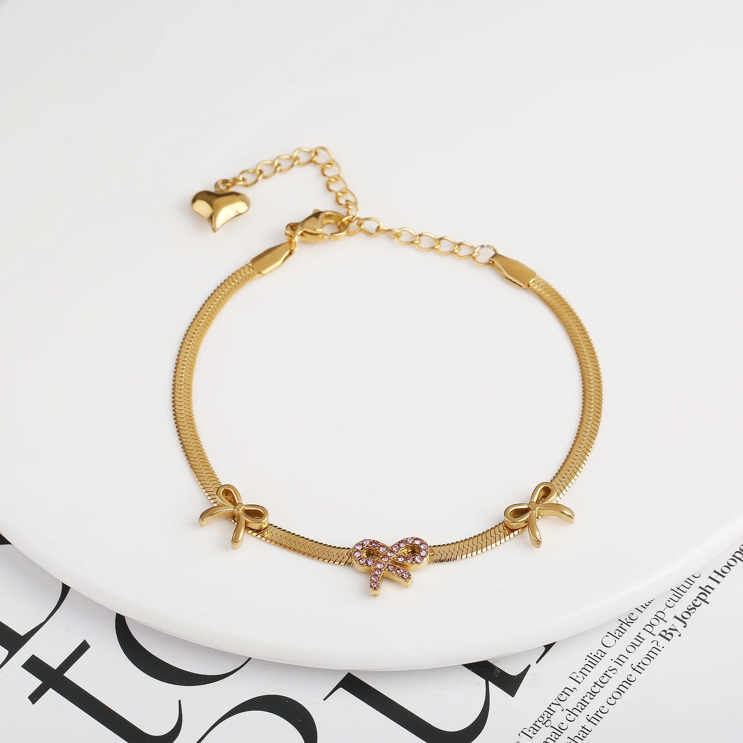 Blade Chain Zircon Stainless Steel Bracelet High Quality