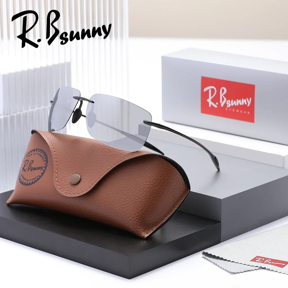 Rimless Sunglasses for Men Women Fashion