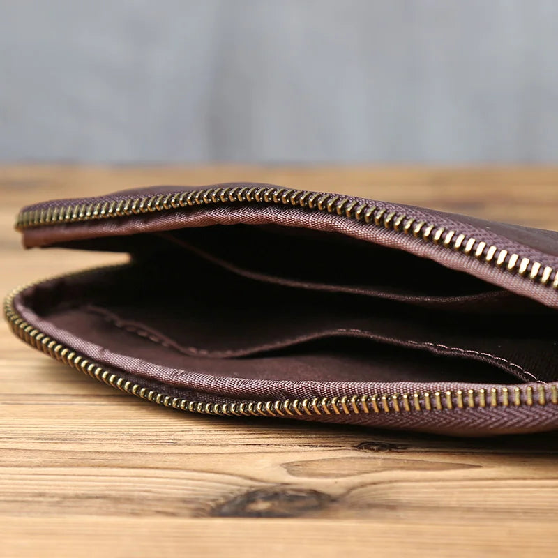 Vintage Genuine Leather Wallet for Men and Women