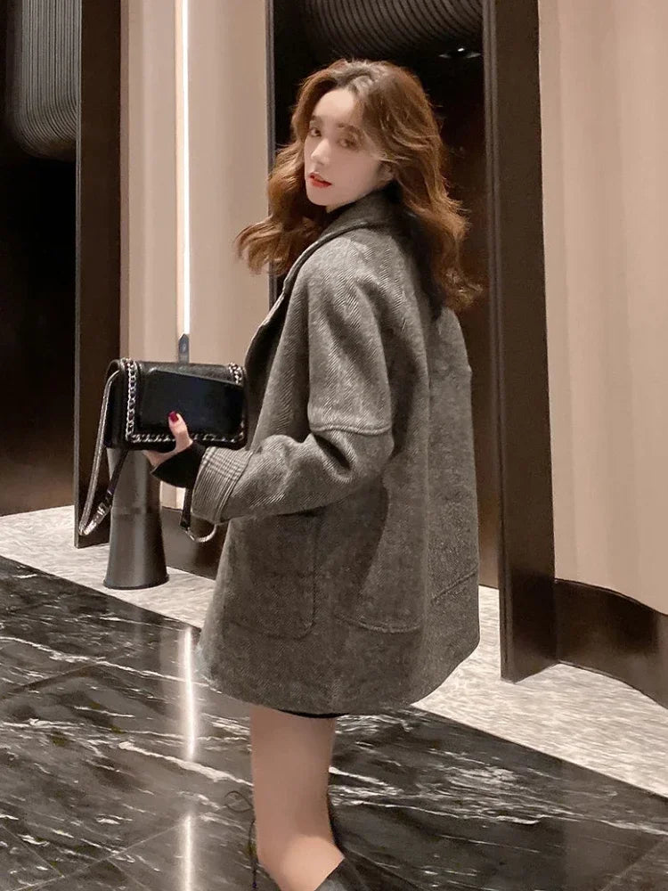 Women's Coats  Thick Warm Woolen Jackets