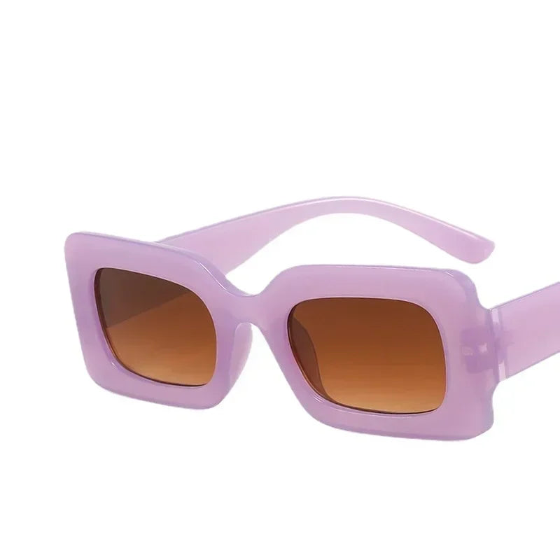 Women's Sunglasses Vintage Rectangle Frame  Glasses