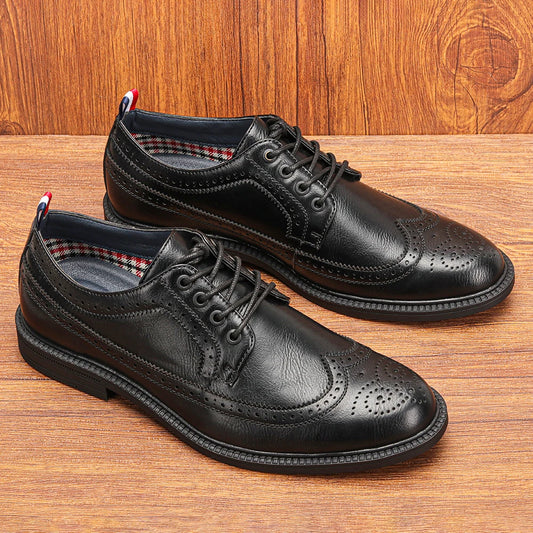 Dress Shoes Man Business Stylish Comfortable