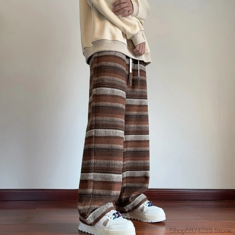 Wide Leg Pants Men Women  Casual Straight Pants