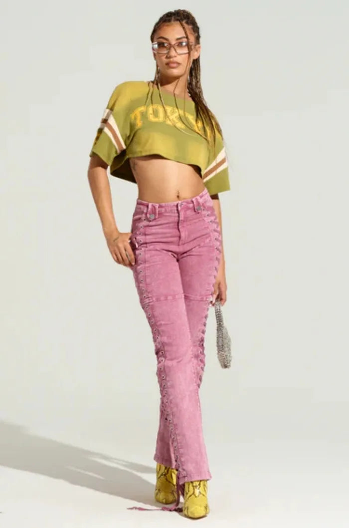 Women's Straight-leg High-waisted Jeans
