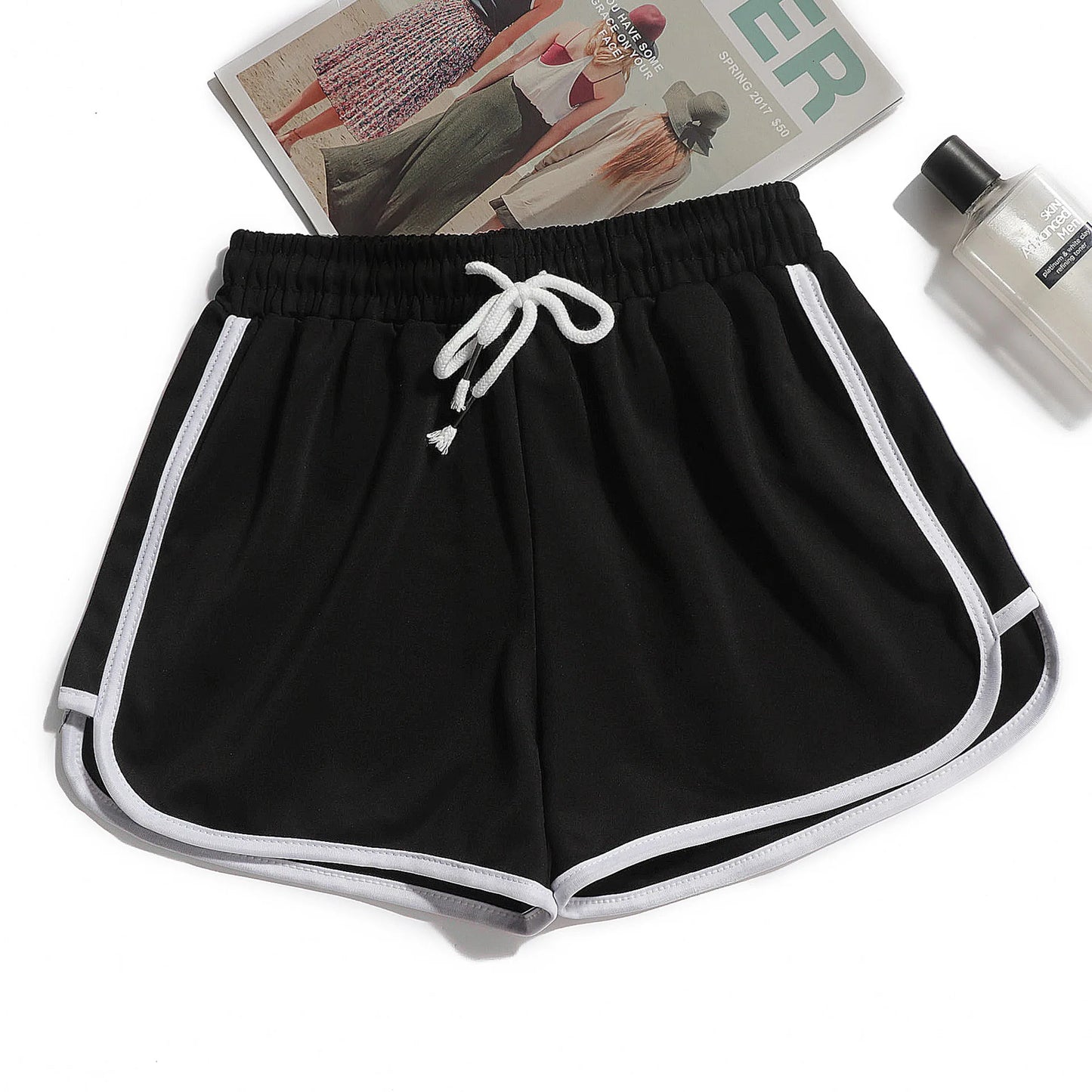 Women yoga Shorts Summer outer wear mid-waist casual pants