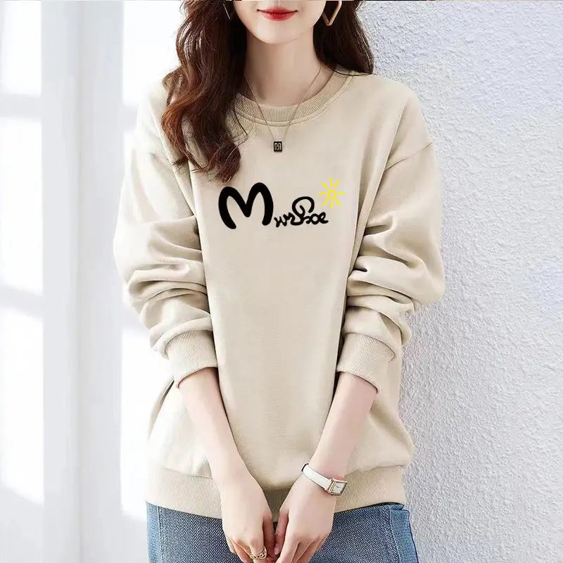 Graphic Sweatshirt For Women Vintage  Pullover Tops Fleece