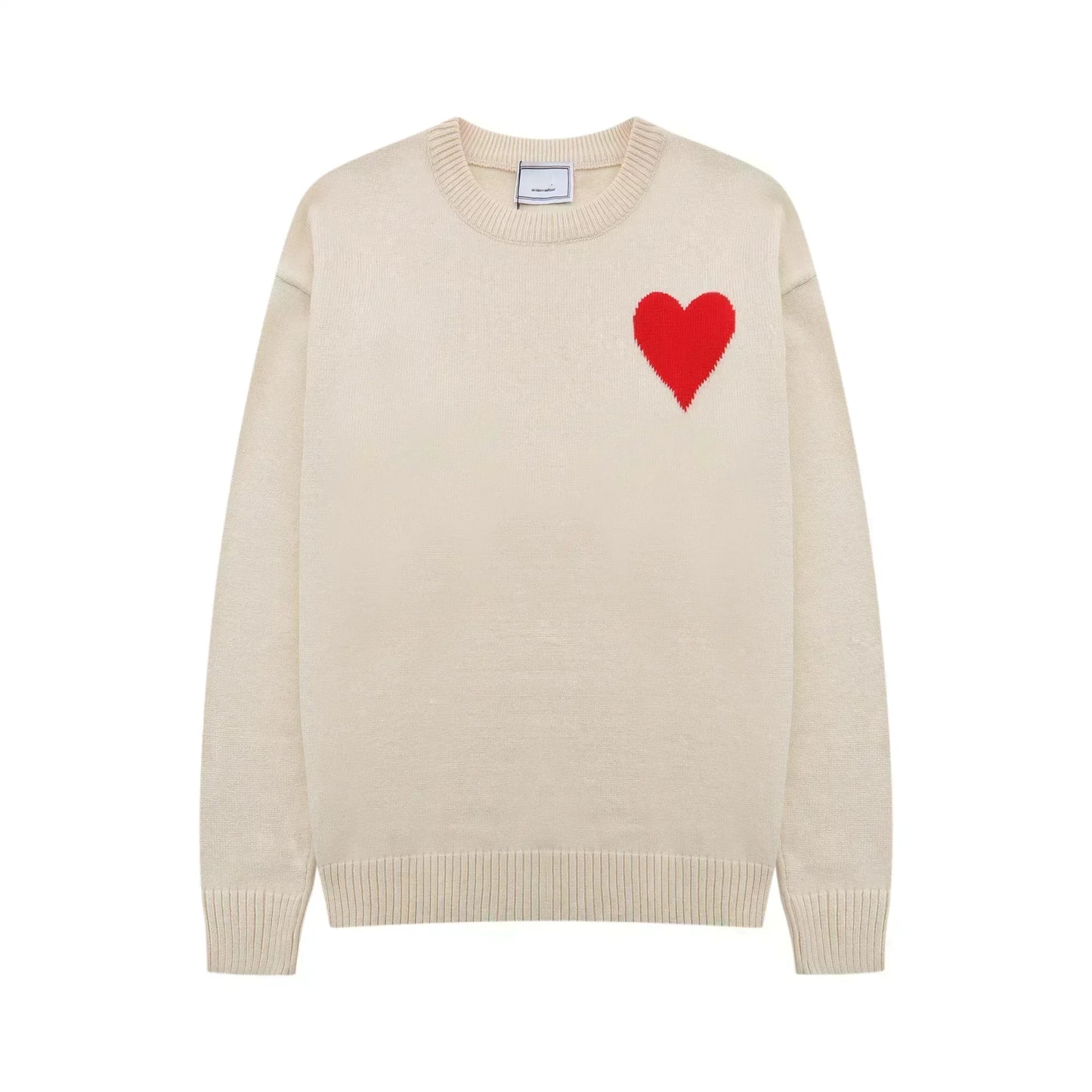 Sweatshirt Women's And Men's Clothing Autumn Men's Fashion Sweatshirt A Letter Heart Embroidered Pullover
