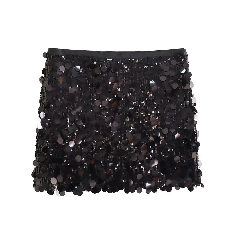 Sequin Skirt for Women  Bodycon High Waist Streetwear Night Out Party Club  Skirts