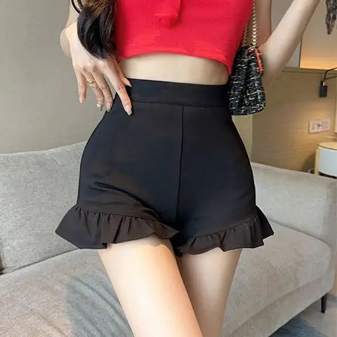 Shorts for Women High Waist Casual Three-quarter Pants