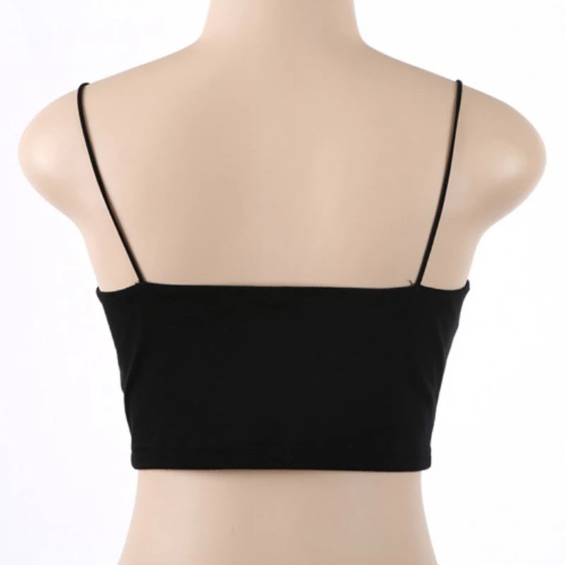 Women Summer Fashion Tanks Tops Sexy Vest Sleeveless Cotton Straps Camis Fitness Bustier