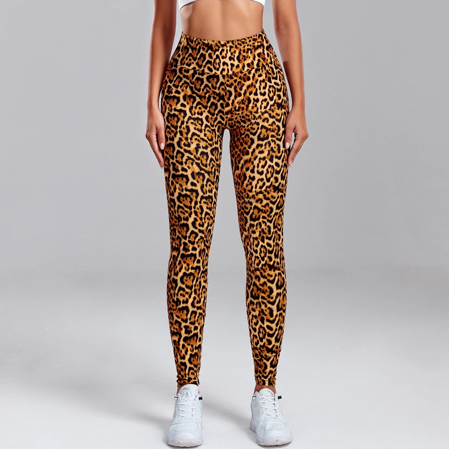 Leopard Print Leggings Fitness Women