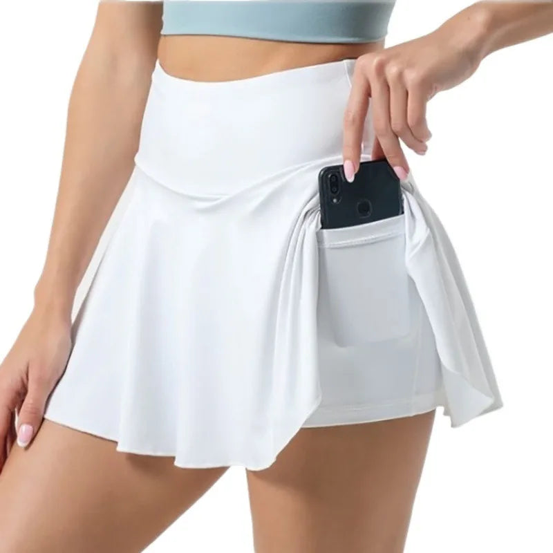 Tennis Skirts with Pockets High Waisted Pleated Skirt