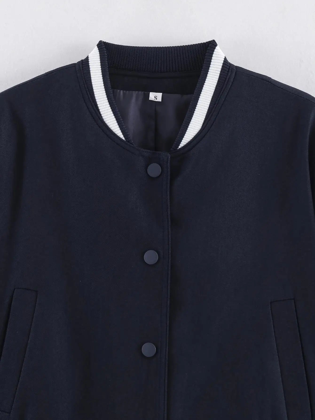 Women Short  Casual Lady's Jacket Single-Breasted V-neck Slim Basic Coats