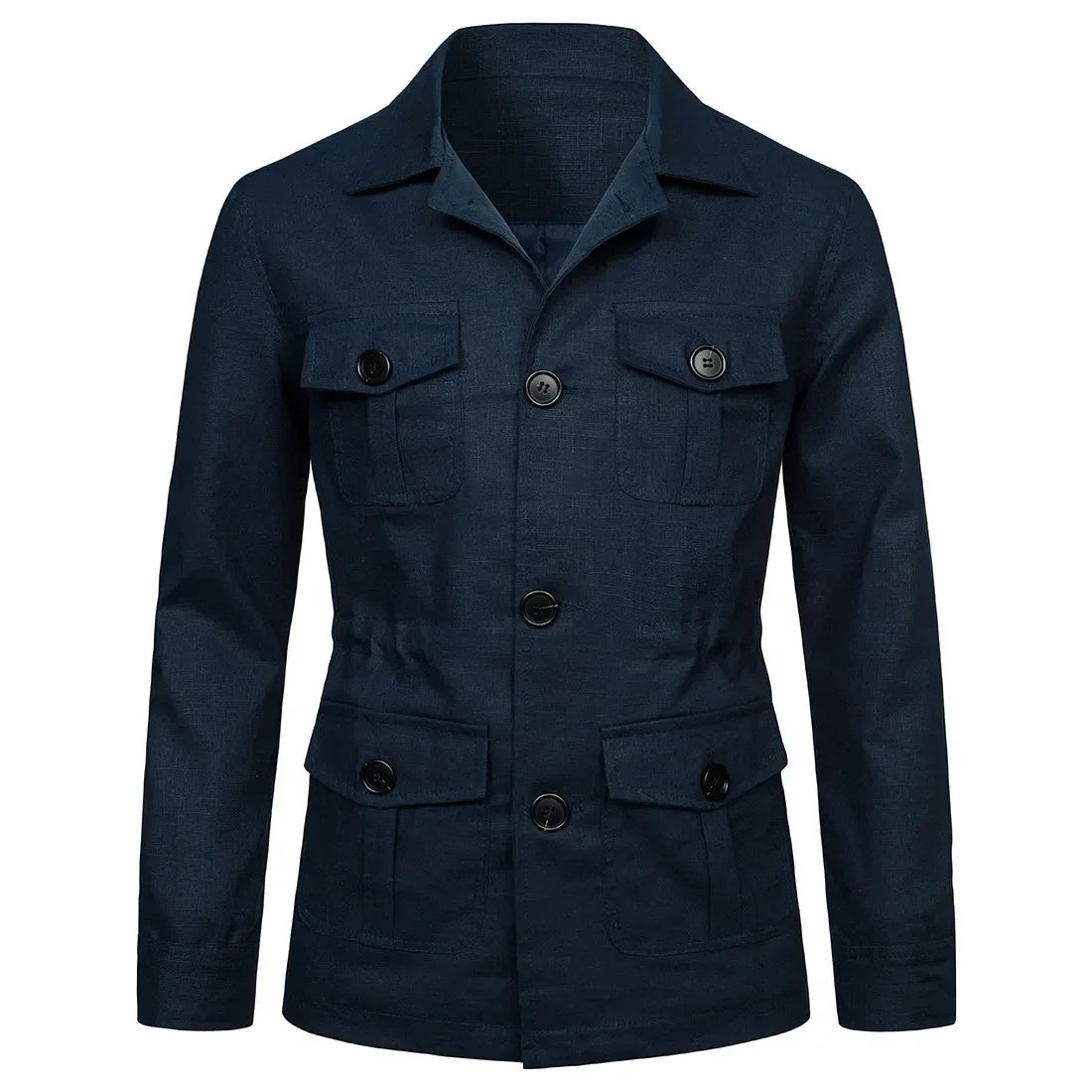 Mens Coats Safari Jacket Linen
