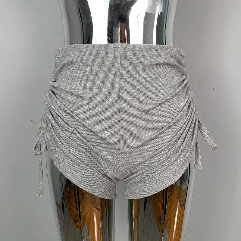 Soft Skinny High Waist Casual Femme Short Trousers