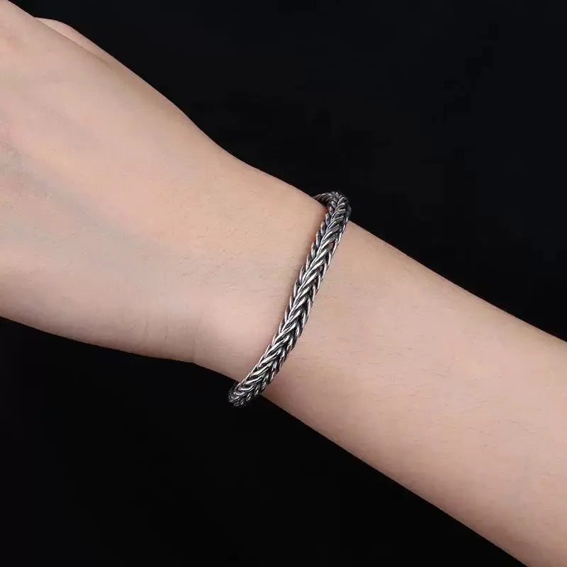 Men Bracelet 925 Sterling SilverVintage Men Bracelet for Man