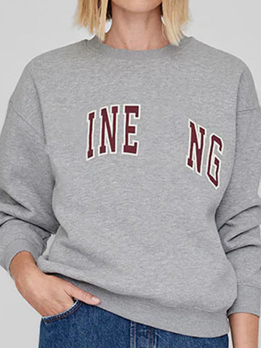 Women's sweatshirt  comfortable and casual round neck long sleeve