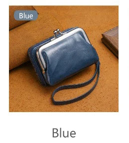 Women's Wallet Fashionable and Minimalist Wrist Strap Short Zero Wallet