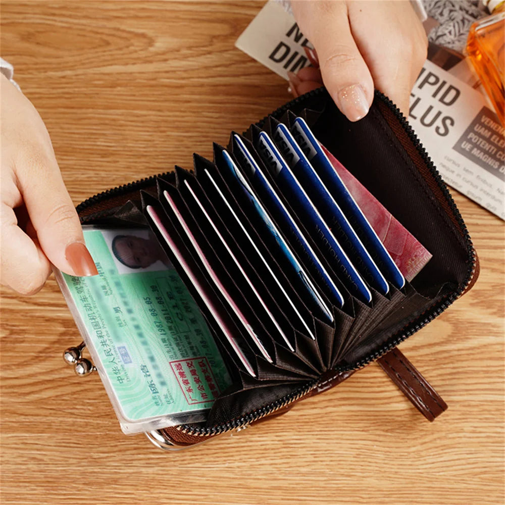 Women's Wallet Fashionable and Minimalist Wrist Strap Short Zero Wallet