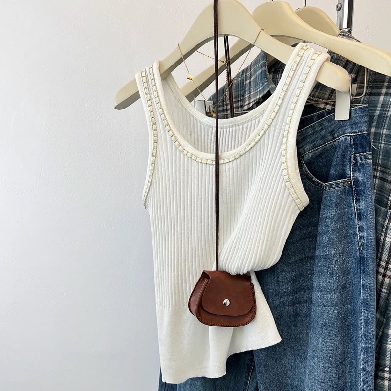 Tank Top Women New Summer O-Neck