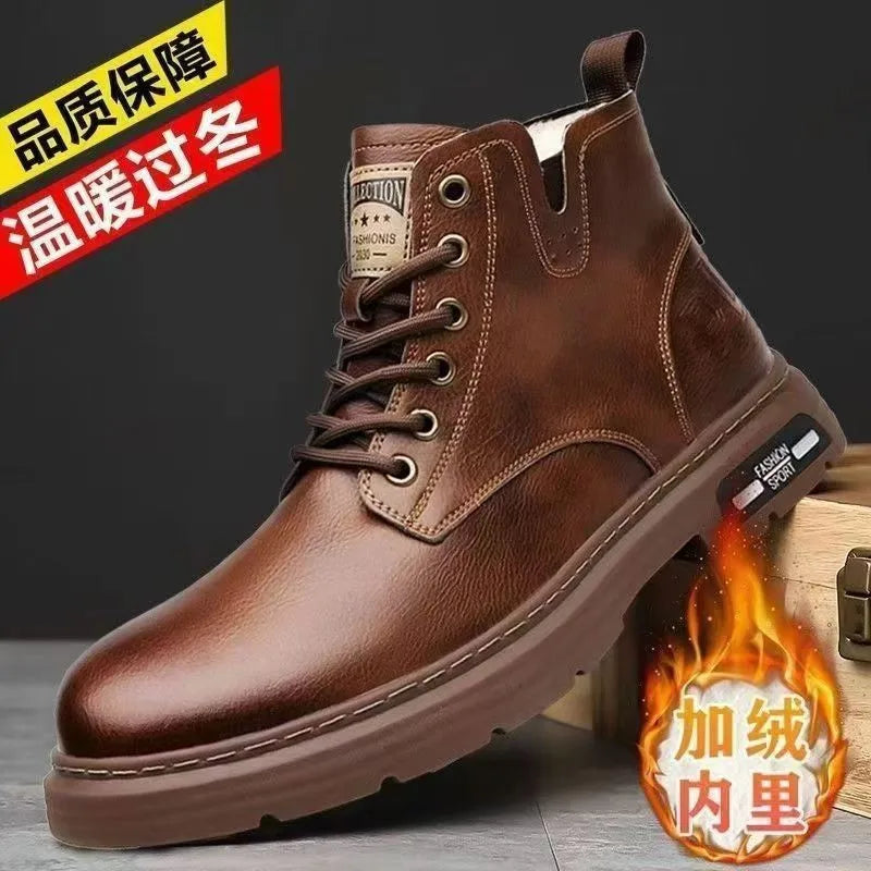 Men's shoes  high top casual boots