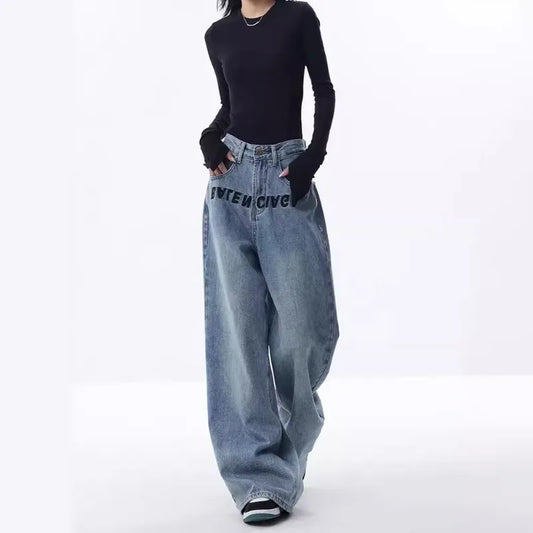 Blue Jeans Women Embroidered Design
