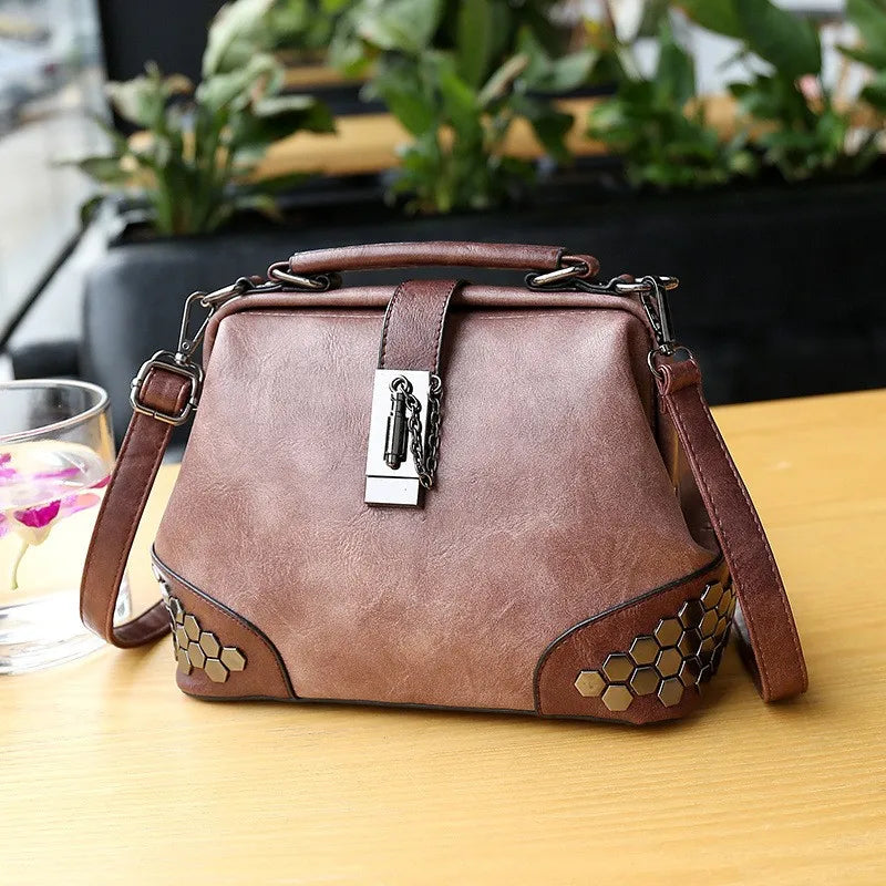 Women's Shoulder Bag Women's Handbag Fashion Purse Vintage Leather Bag