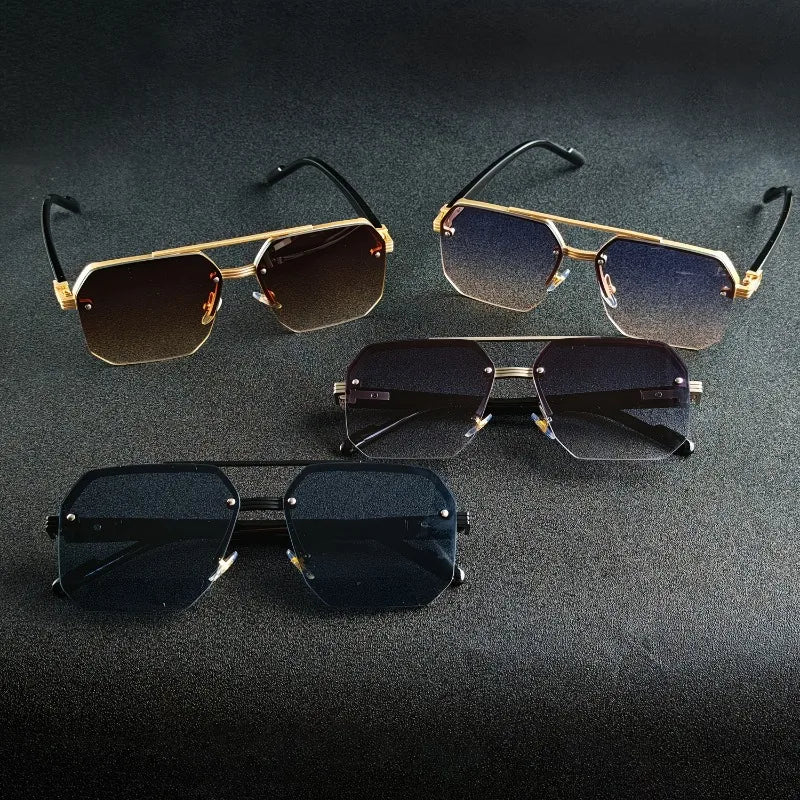 Classic Frameless Fashion Glasses for Men and Women