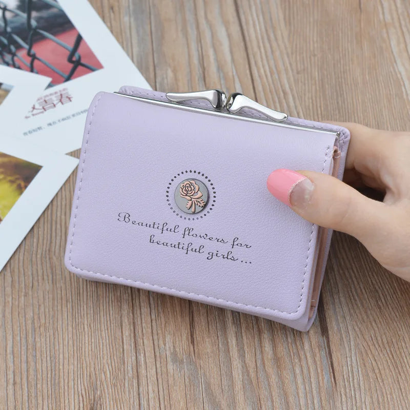 Small Women Wallet Short Women's Wallet