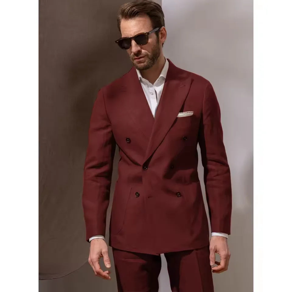 Pants Sets Men's New Summer Two-piece Suit