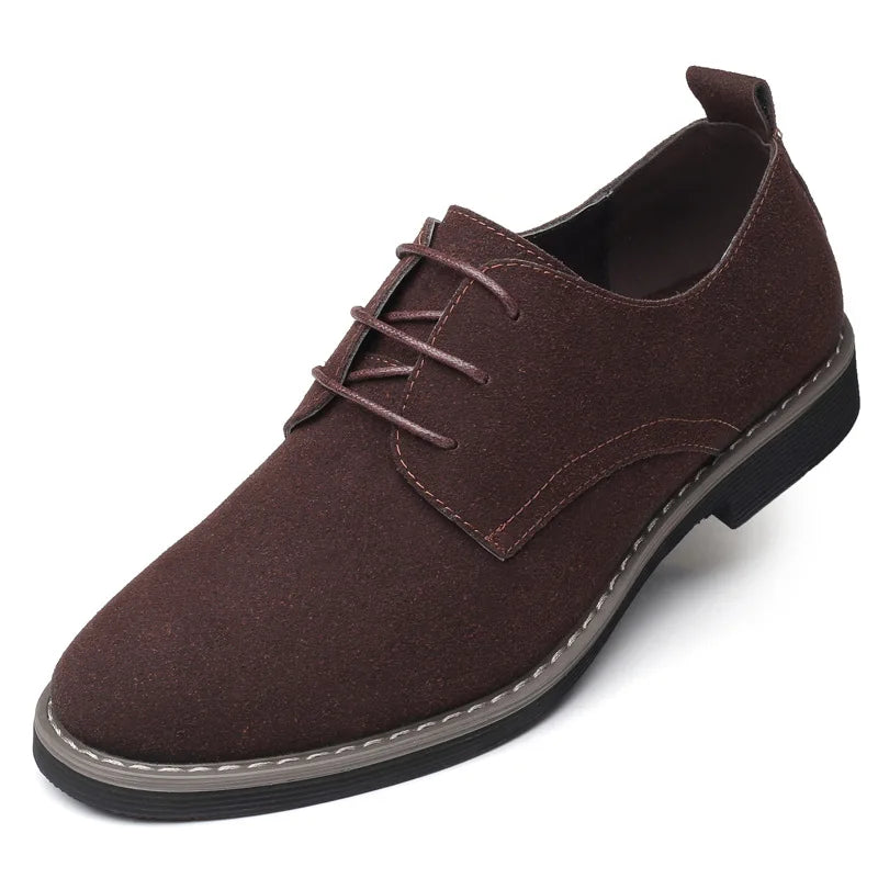 Mens Dress Shoes Legitimate Leather Shoe  Suede Casual Men Designer shoe
