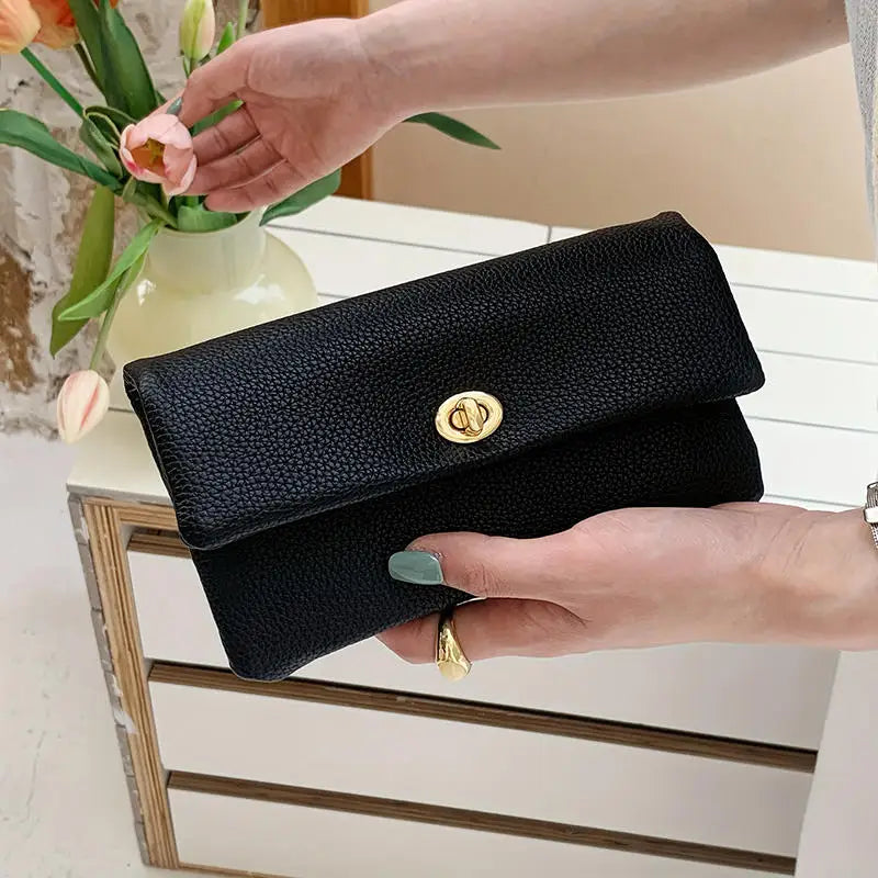 Women Wallets Long Hasp Pu Leather Purses