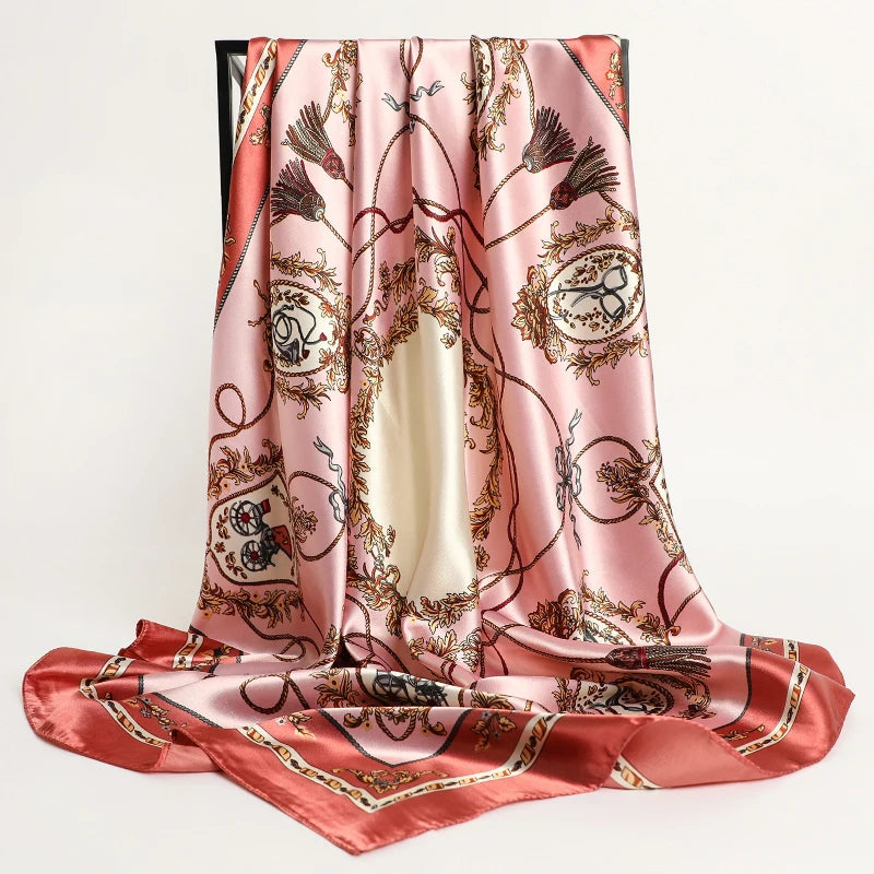 f Ladies Chiffon Shawl Wrap Muffler  Bandanna Female Headscarf
