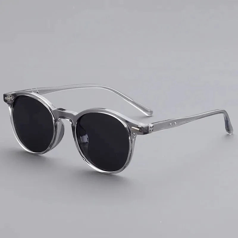 Vintage Round Sunglasses for Women Men Circular Sun Glasses