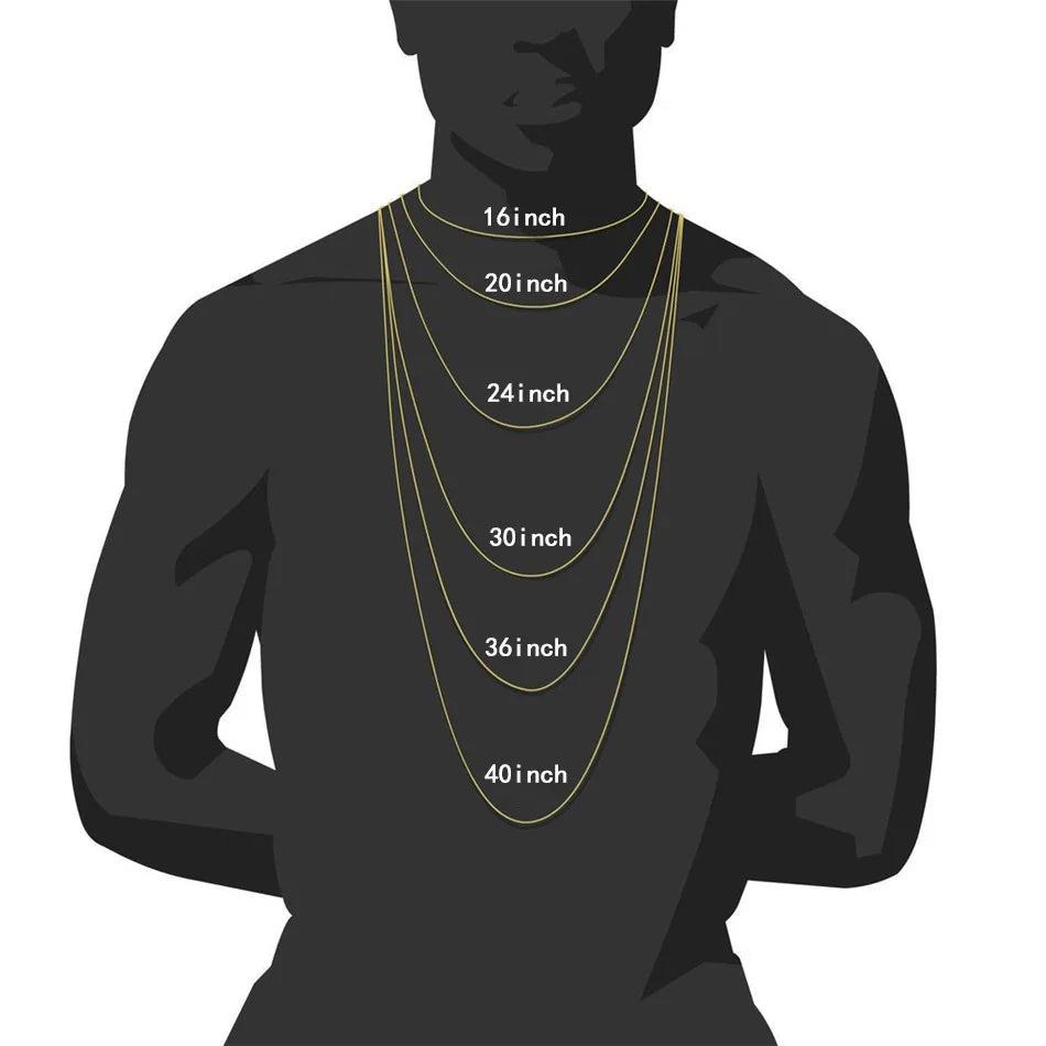 Ice Chain Necklace Bracelet For Men Women