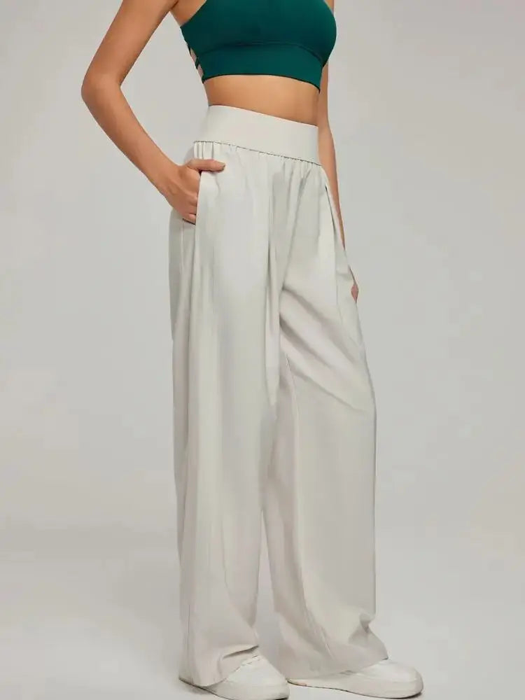Women pants  Wide Leg High Waist Loose Trousers