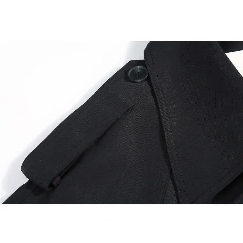 Fashionable and Versatile Women's Mid-length Windbreaker Coats