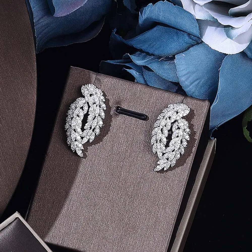 Cubic Zirconia Bridal Wedding Jewelry Set