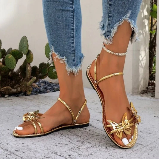 Women's Sandals Summer Comfortable Casual Shoes Flat Slippers