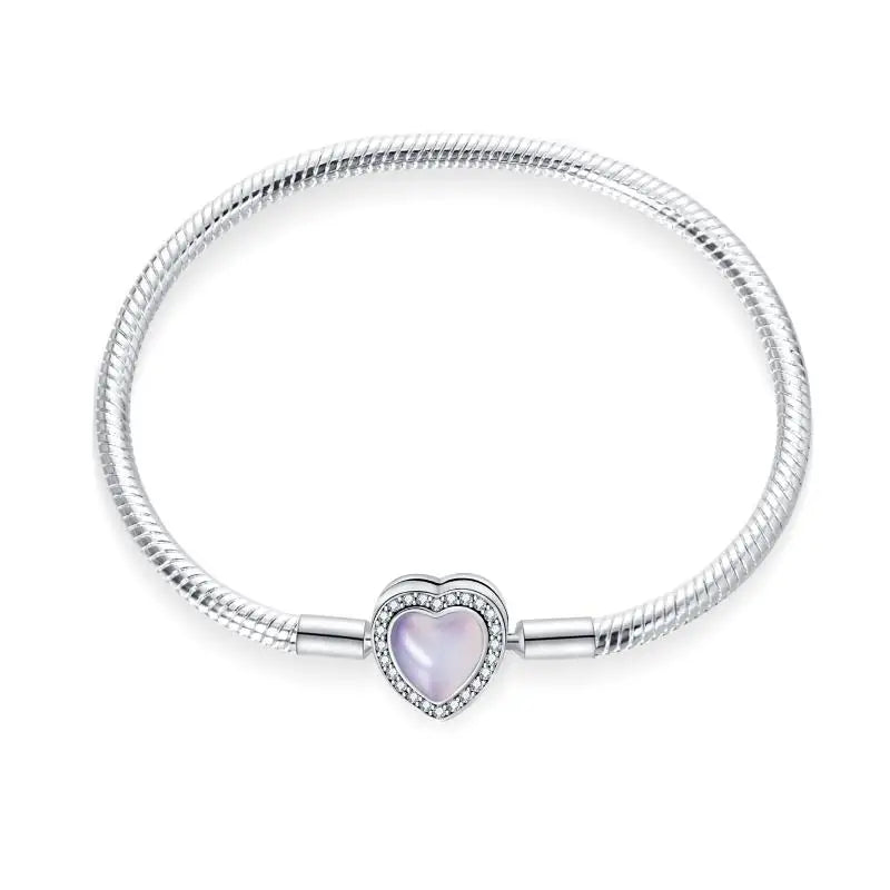 Silver Colorful Love Zircon Women's Jewelry