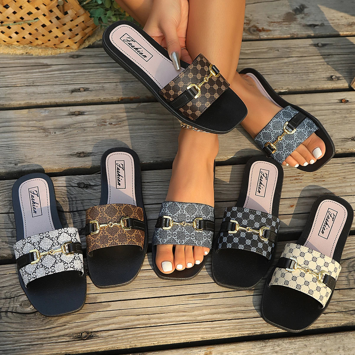 Women Slippers Outdoor Beach Slippers