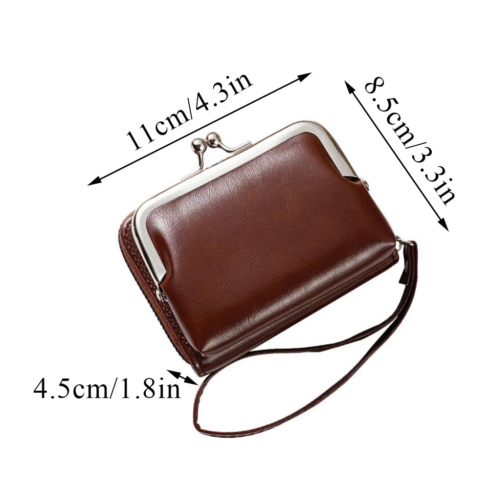 Women's Wallet PU Leather Short Hasp Coin Purses