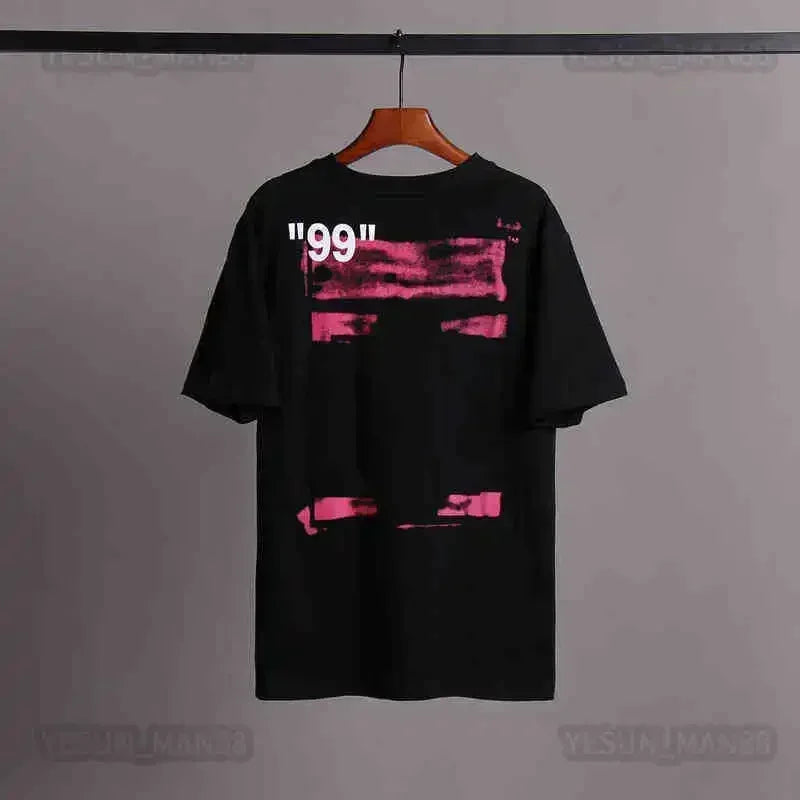 Men's T Shirt High-quality Version Clothing Graffiti Shirt Short Sleeve