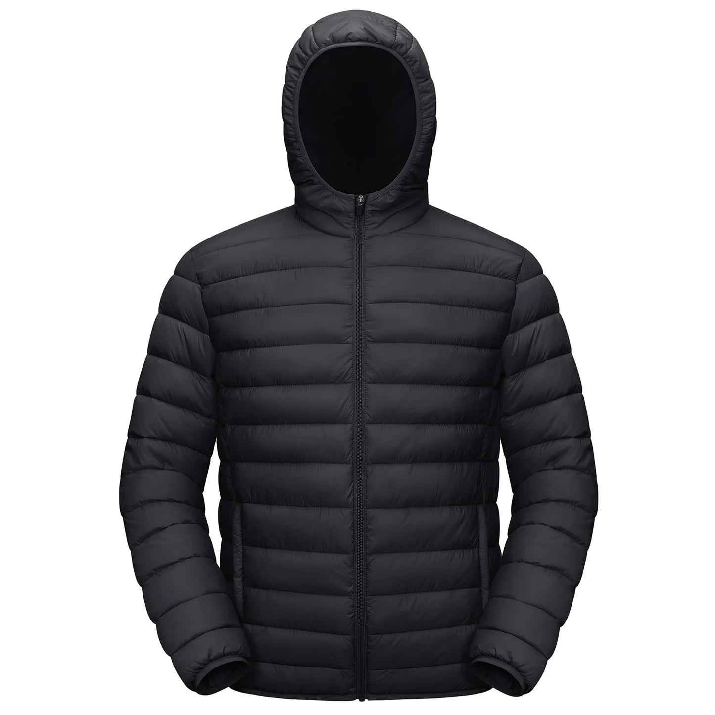 TACVASEN Lightweight Puffer Jackets Mens Water-Repellent Hooded Quilted Jacket
