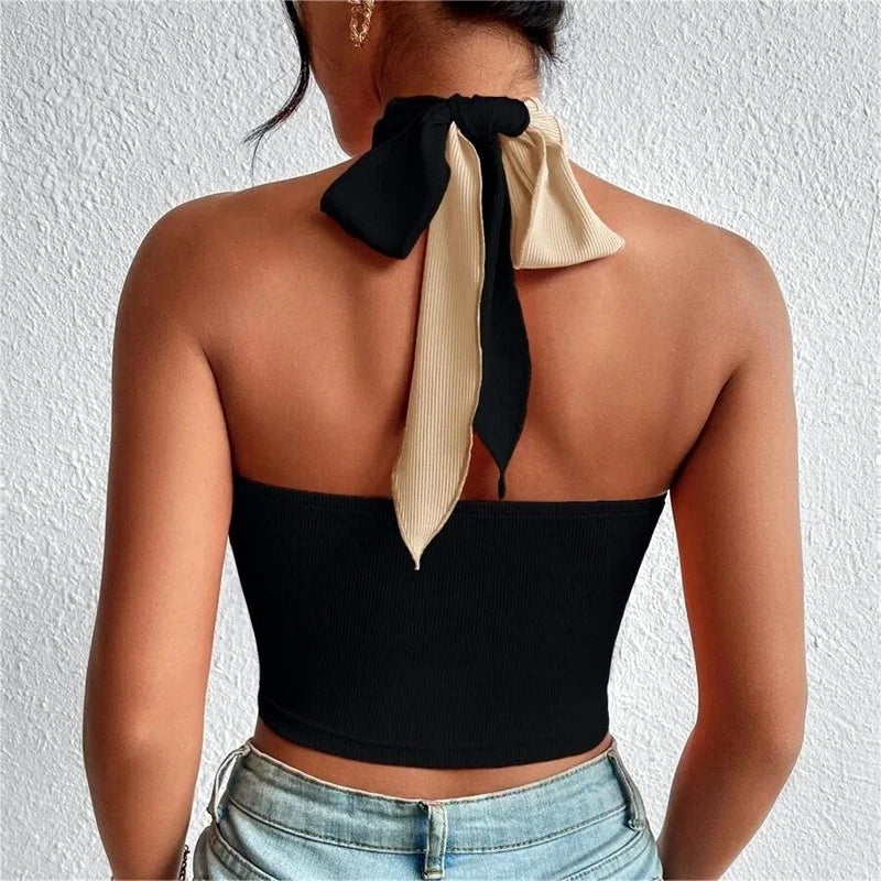 Women Summer Tank Tops Knit Sexy