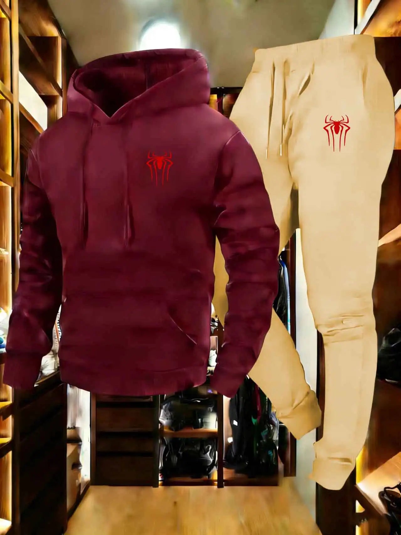 Fashionable men's sportswear set  spring  Autumn